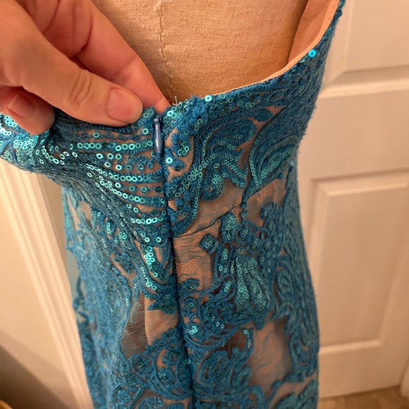 EUC Free People Sequined Slip Dress - Picture 5 of 11